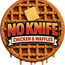 No Knife Chicken & Waffles
