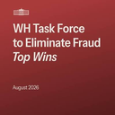 White House Task Force to Eliminate Fraud