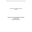 Northern Territory Geological Survey