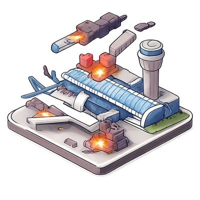 Iranian strikes on Gulf airports expose vulnerability of global aviation's most connected hub