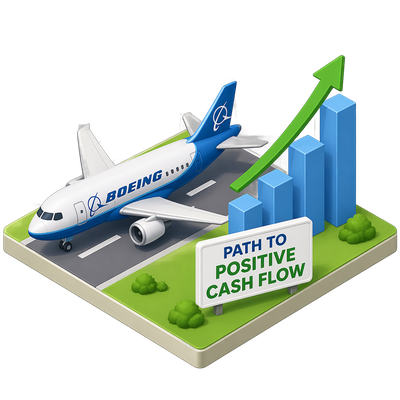 Boeing charts path back to positive cash flow after seven-year slump