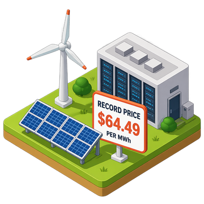 US renewable power contracts hit record prices as policy and data center demand collide
