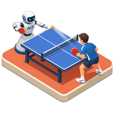 Robot defeats elite human players in table tennis