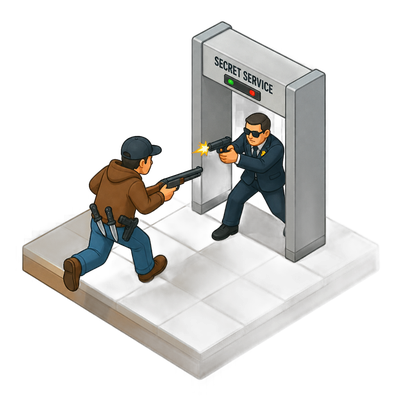 Attacks on Trump's security perimeter