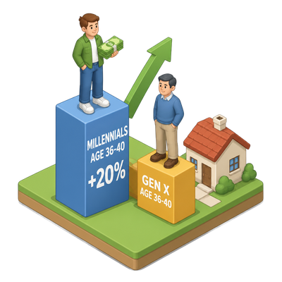 Five-generation study finds millennial incomes still rising