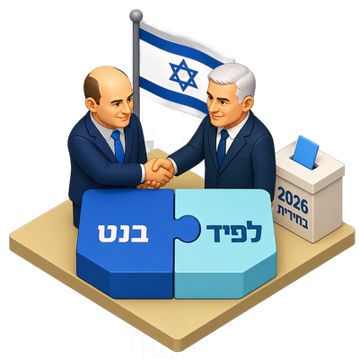 Bennett and Lapid merge parties to challenge Netanyahu in 2026 vote