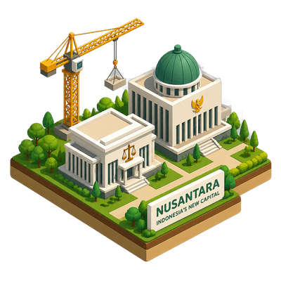 Indonesia builds Nusantara as a second capital
