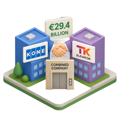 Kone agrees to acquire TK Elevator in €29.4 billion deal