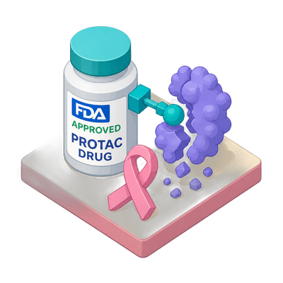 FDA approves first protein-destroying PROTAC drug for advanced breast cancer
