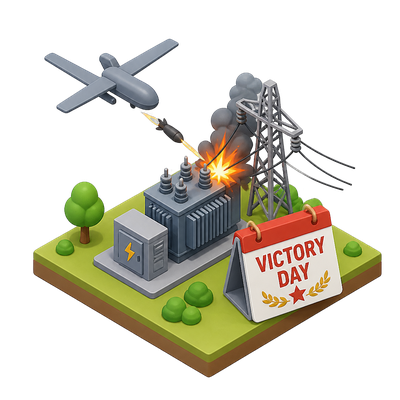 Putin proposes Victory Day truce as Russian strikes hit Ukrainian power grid