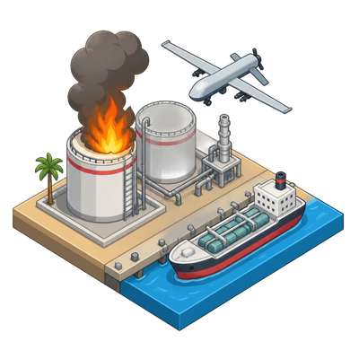 Iran strikes on the United Arab Emirates