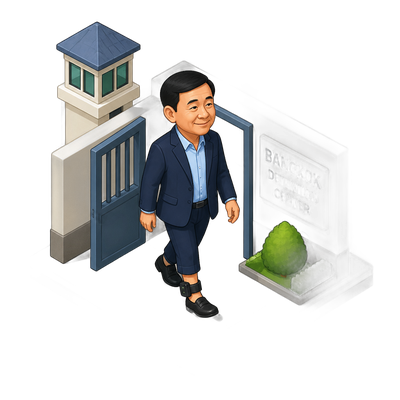 Thaksin Shinawatra's return from exile and prison sentences