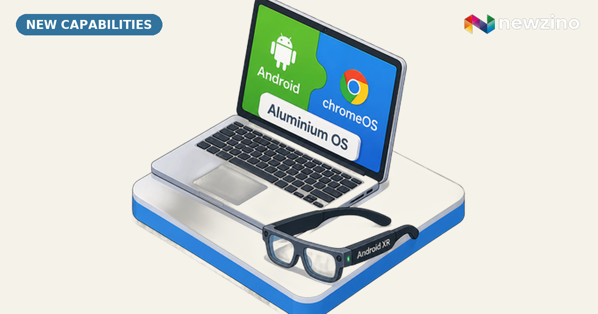 Google merges Android and ChromeOS, expands Gemini at I/O 2026 - Newzino