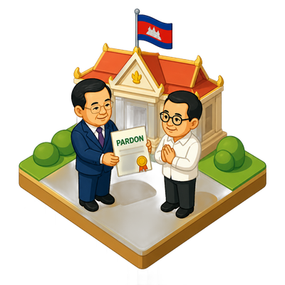 Cambodia pardons opposition leader Kem Sokha