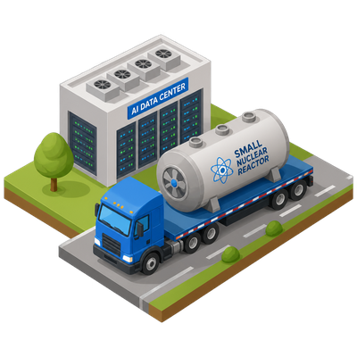 Small reactors race to power the AI build-out
