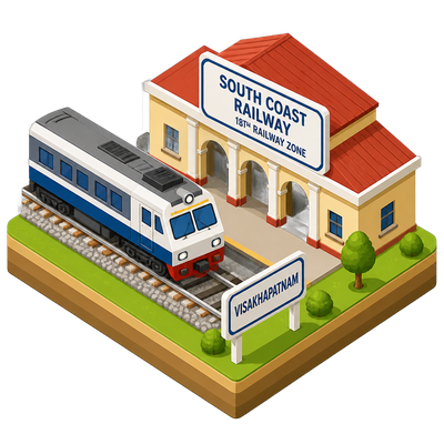 India's South Coast Railway zone begins operations after 12 years