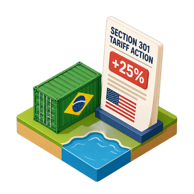 US opens Section 301 tariff action against Brazil