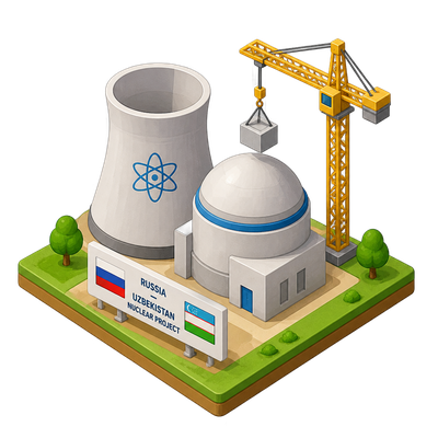 Uzbekistan builds its first nuclear plant with Russia's Rosatom
