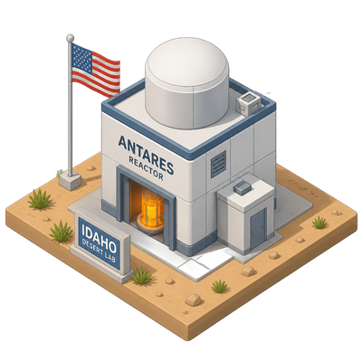 Antares reactor reaches criticality under federal pilot program
