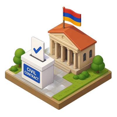 Pashinyan's Civil Contract wins Armenian parliamentary majority