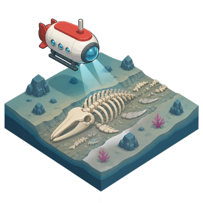 Scientists map world's largest deep-sea whale graveyard