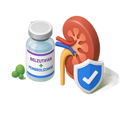 FDA clears belzutifan-pembrolizumab combination to delay kidney cancer's return