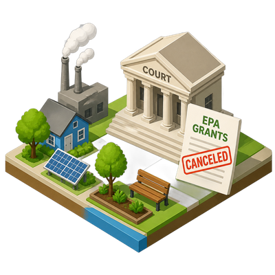 Court fight over EPA's canceled environmental justice grants