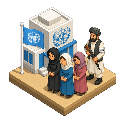 UN keeps Afghanistan mission running, presses Taliban on women's rights