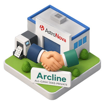 Arcline buys AstroNova in all-cash take-private deal