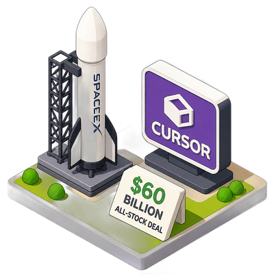 SpaceX buys AI coding startup Cursor in $60 billion stock deal
