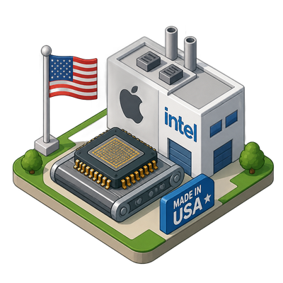 Apple and Intel partner on U.S. chip production