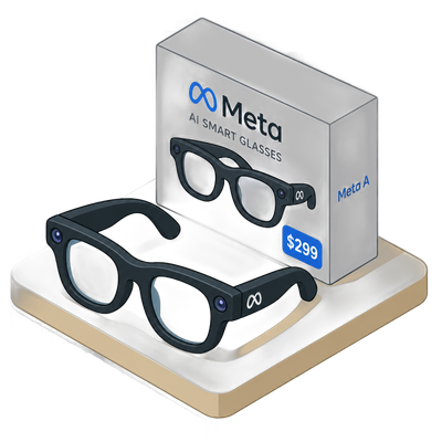 Meta starts selling its own-brand AI smart glasses at $299