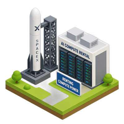SpaceX turns its Colossus data centers into an AI compute-rental business