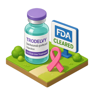 FDA clears Trodelvy as a first-line treatment for triple-negative breast cancer