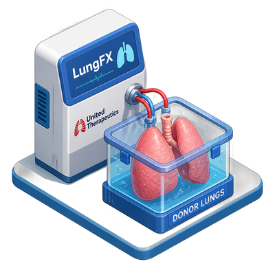 FDA approves United Therapeutics LungFX to reassess discarded donor lungs