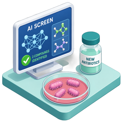 AI compound screen finds new antibiotics against drug-resistant gonorrhea