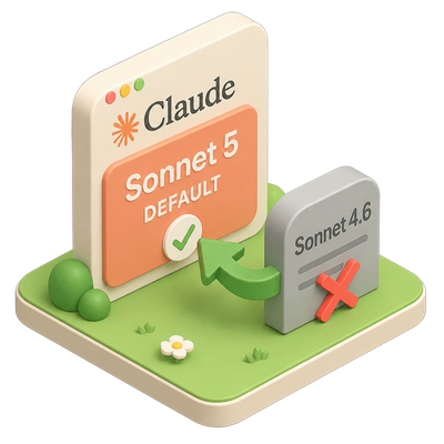 Anthropic makes Claude Sonnet 5 the default for all users