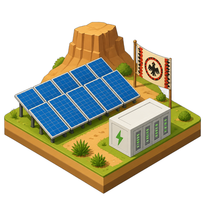 Native tribes move into utility-scale power generation