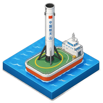 China recovers an orbital rocket booster for the first time