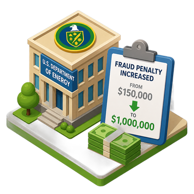 Energy Department gains bigger in-house fraud penalties as new rule takes effect