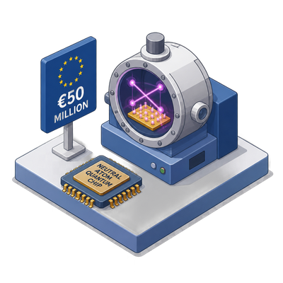 Europe backs plan to mass-produce neutral-atom quantum chips