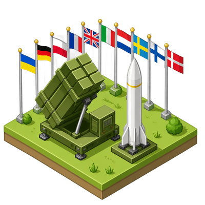 Ukraine and nine European nations form joint missile-defense coalition