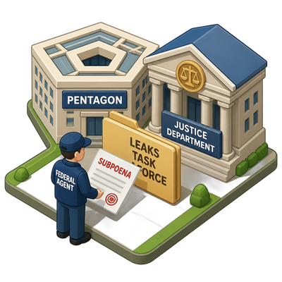 Pentagon and Justice Department build joint task force to prosecute media leaks