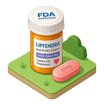 FDA approves first oral PCSK9 inhibitor for high cholesterol