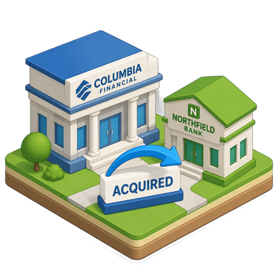 Columbia Financial goes fully public and buys Northfield Bank