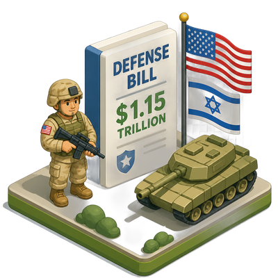 House passes record $1.15 trillion defense bill with US-Israel military plan