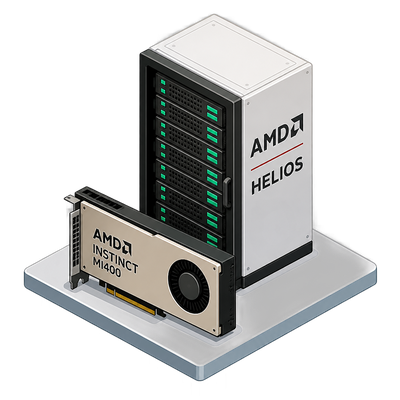 AMD ships MI400 GPUs and Helios rack to challenge Nvidia