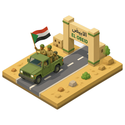 Sudan's army breaks RSF siege of El Obeid and secures the export highway