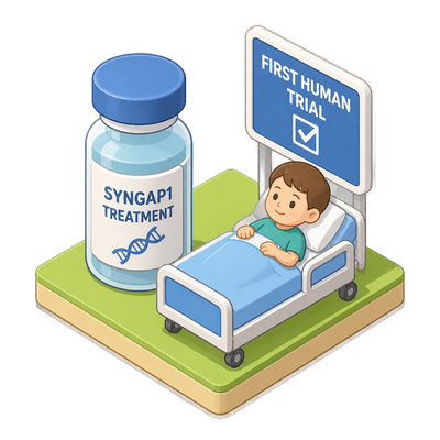 First treatment for SYNGAP1 genetic disorder enters human testing