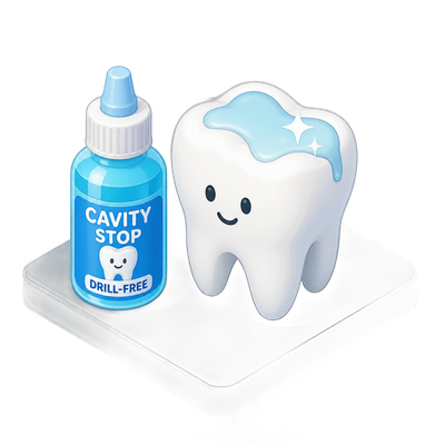 US trial backs drill-free liquid that stops childhood cavities